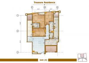 Treasure Residence Layout Plan